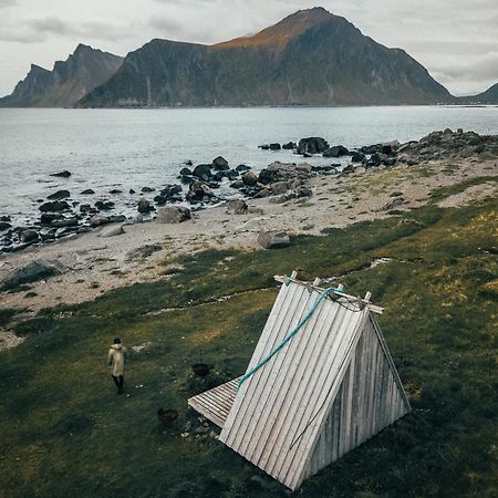 Solsiden Brygge Rorbuer Hotel Ballstad Bagian luar foto