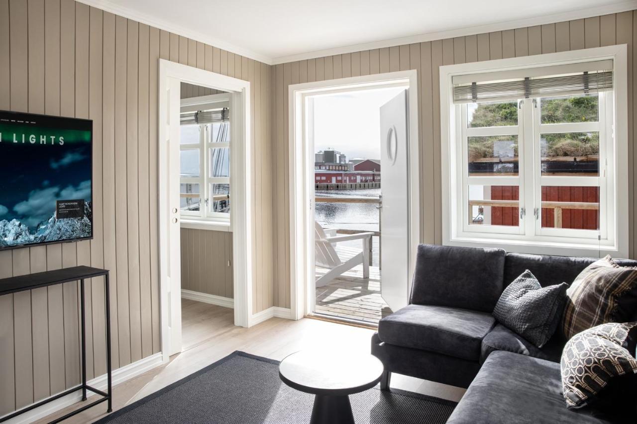 Solsiden Brygge Rorbuer Hotel Ballstad Bagian luar foto