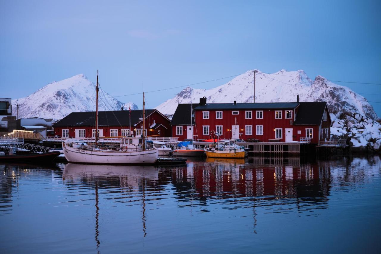Solsiden Brygge Rorbuer Hotel Ballstad Bagian luar foto