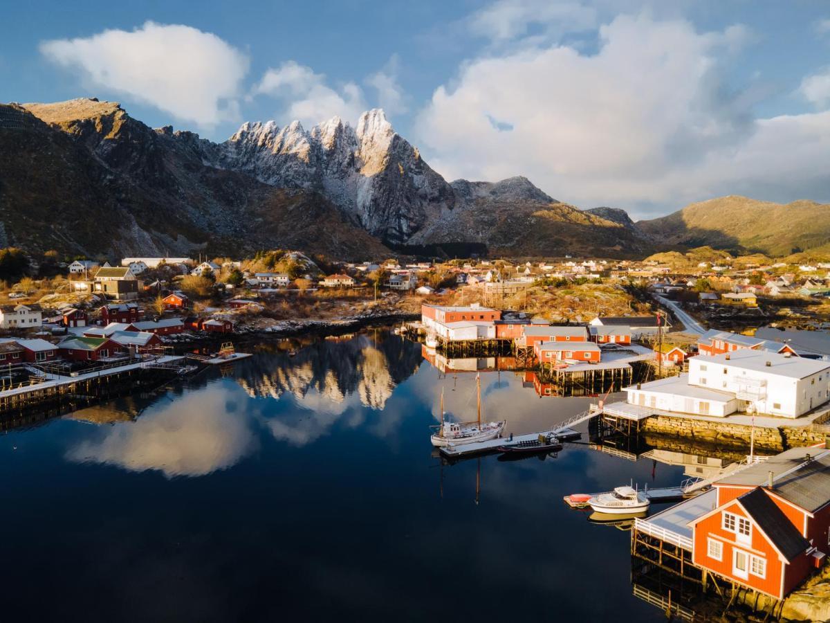 Solsiden Brygge Rorbuer Hotel Ballstad Bagian luar foto