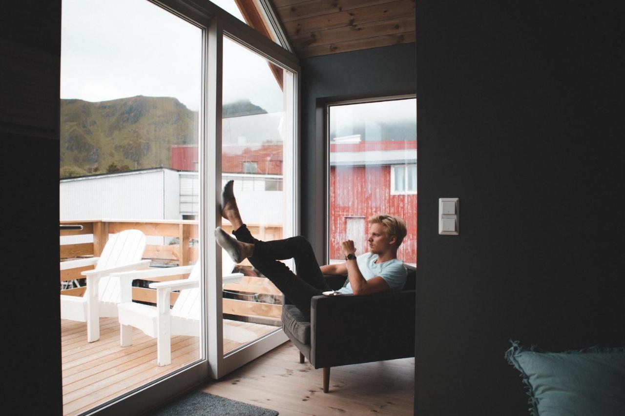 Solsiden Brygge Rorbuer Hotel Ballstad Bagian luar foto
