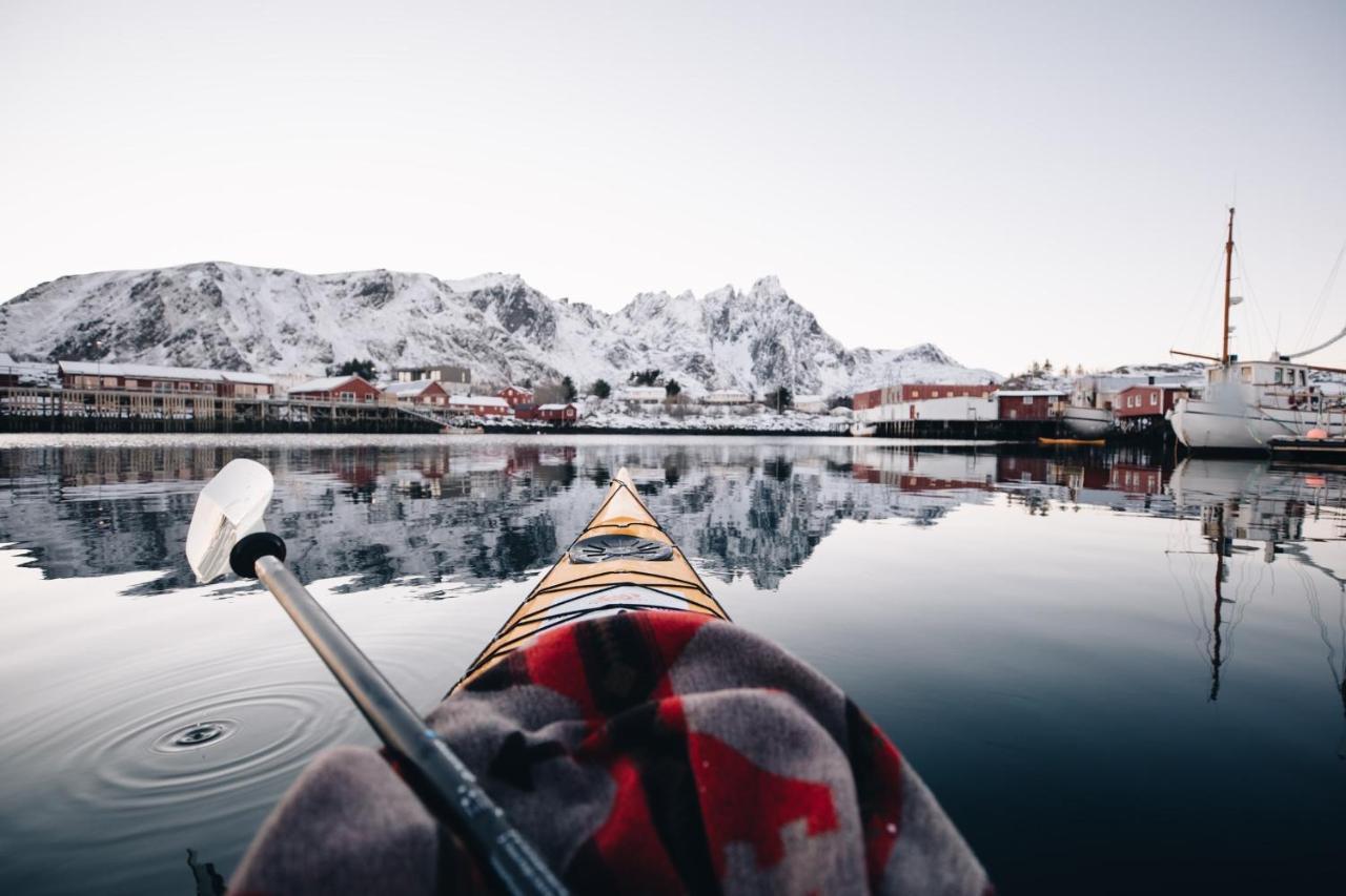 Solsiden Brygge Rorbuer Hotel Ballstad Bagian luar foto