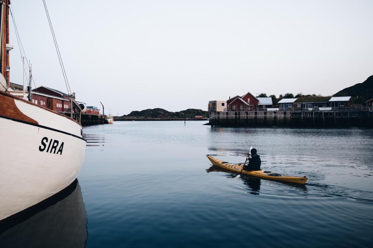 Solsiden Brygge Rorbuer Hotel Ballstad Bagian luar foto
