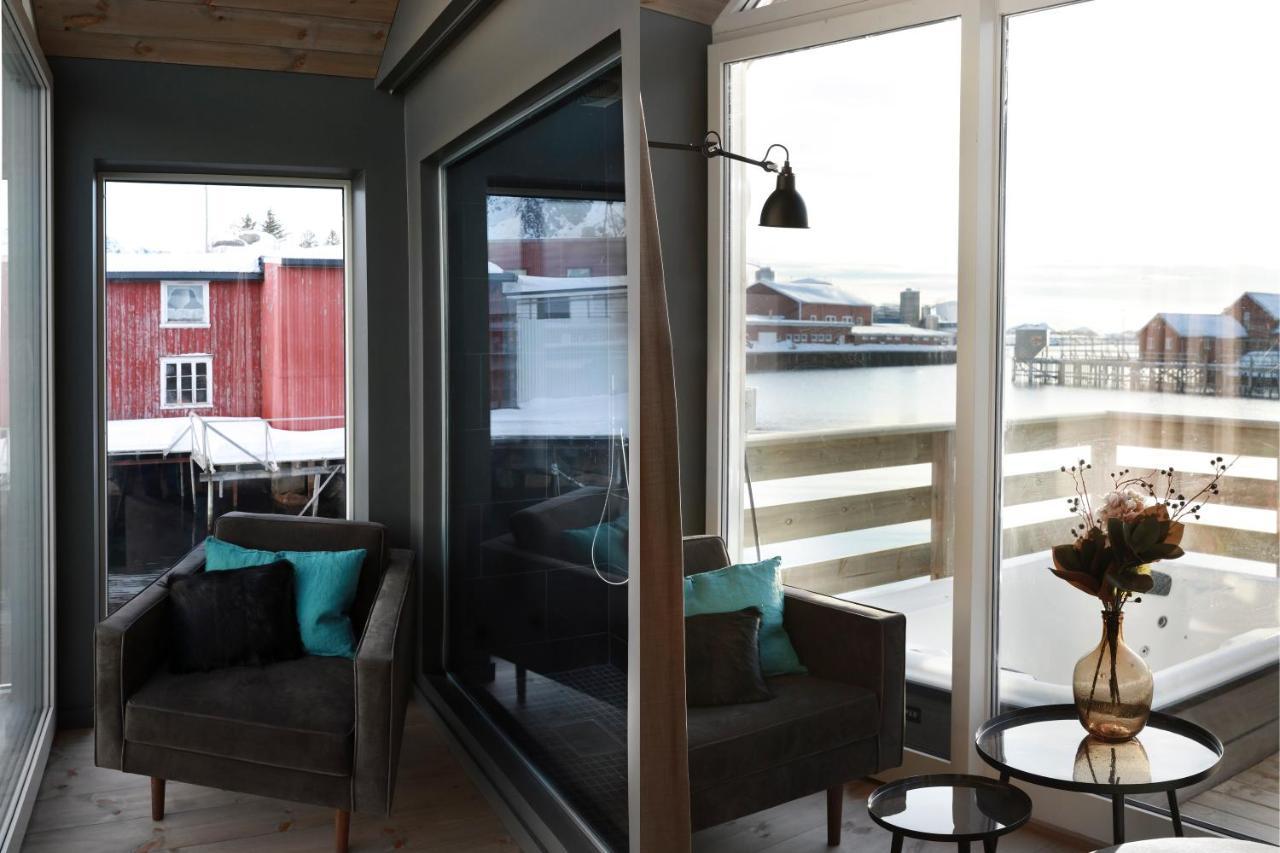 Solsiden Brygge Rorbuer Hotel Ballstad Bagian luar foto