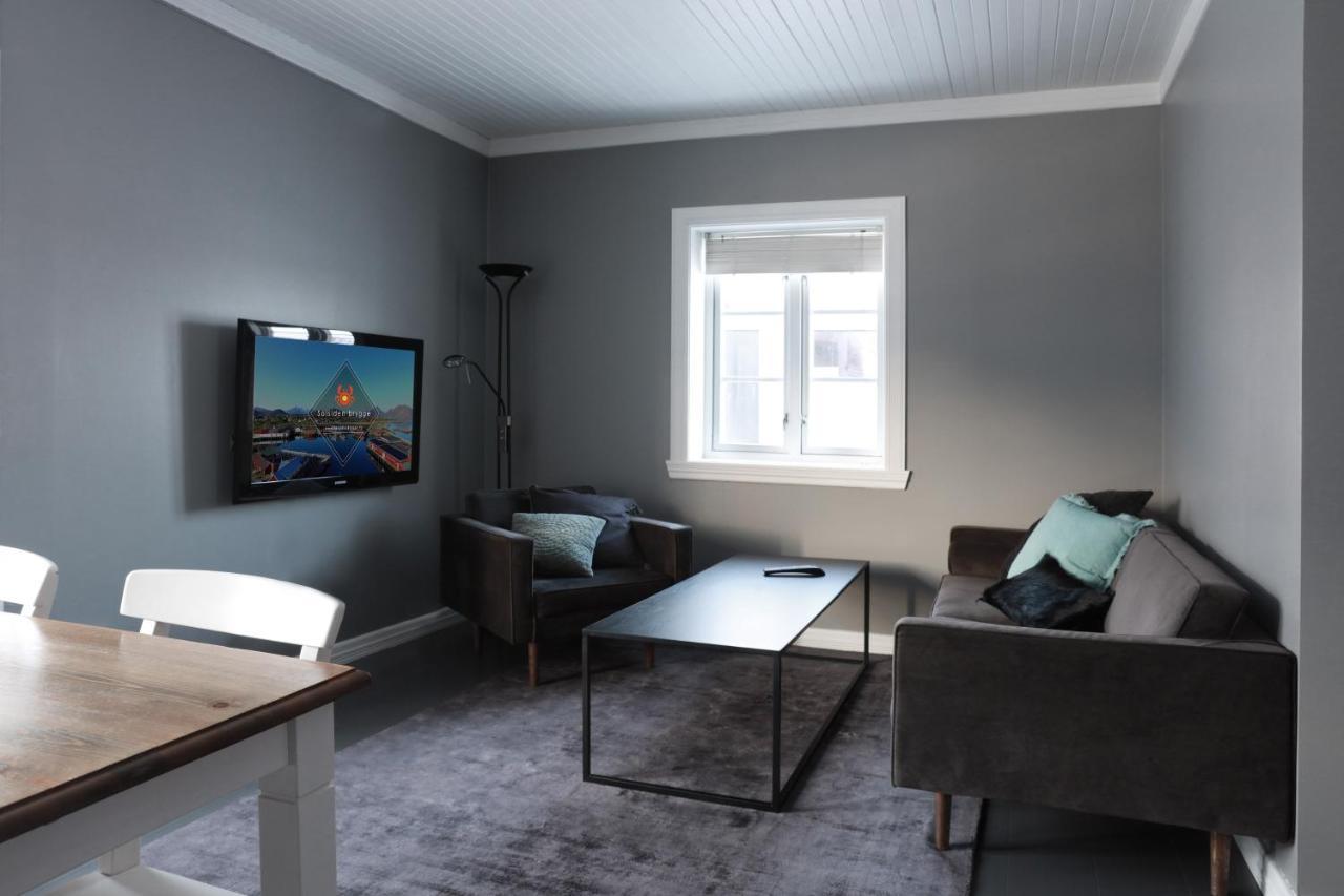 Solsiden Brygge Rorbuer Hotel Ballstad Bagian luar foto